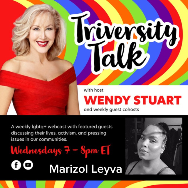 Wendy Stuart Presents TriVersity Talk Wednesday, 6/19/24 7 PM ET With Featured Guest Marizol Leyva