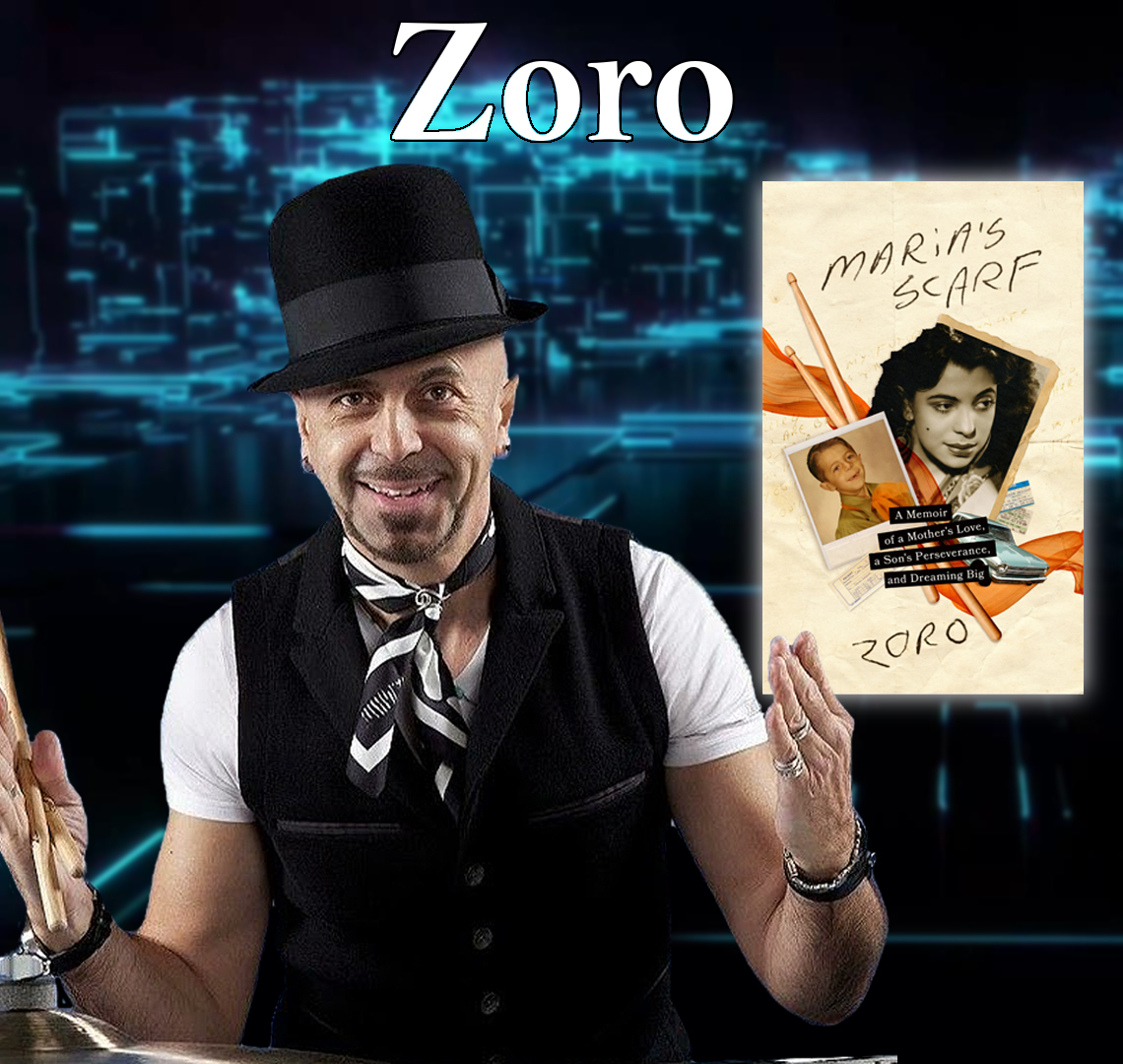 World-Renowned Drummer/Author Zoro Guests On Harvey Brownstone Interviews
