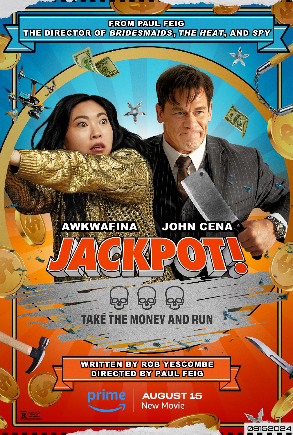 Amazon MGM Studios’ JACKPOT! | Official Trailer and Poster | Starring Awkwafina and John Cena