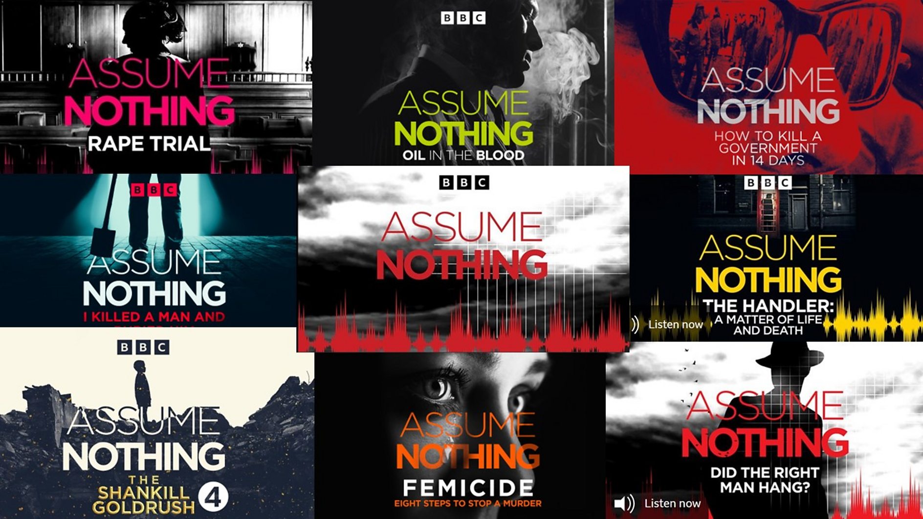 Assume Nothing this summer with collection of gripping podcasts