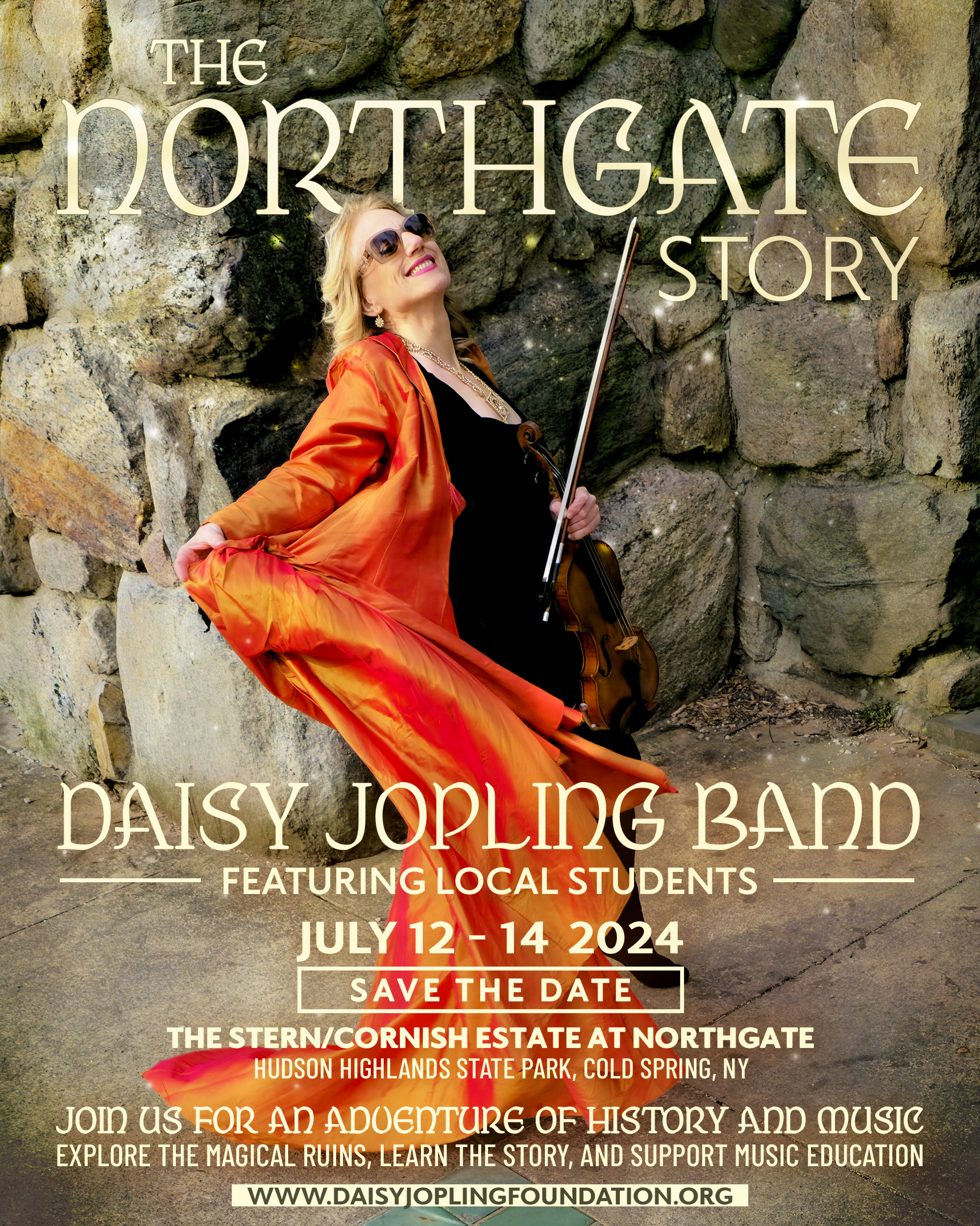 Join Astonishing Violinist Daisy Jopling on 7/12/24 on a Wild Adventure for The Northgate Story