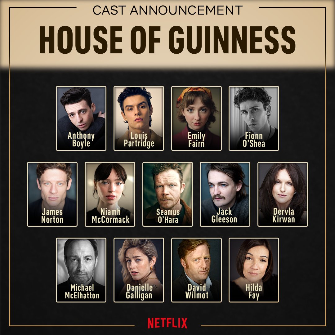 Netflix's "House of Guinness" Is Officially in Production - from Peaky Blinders' Steven Knight