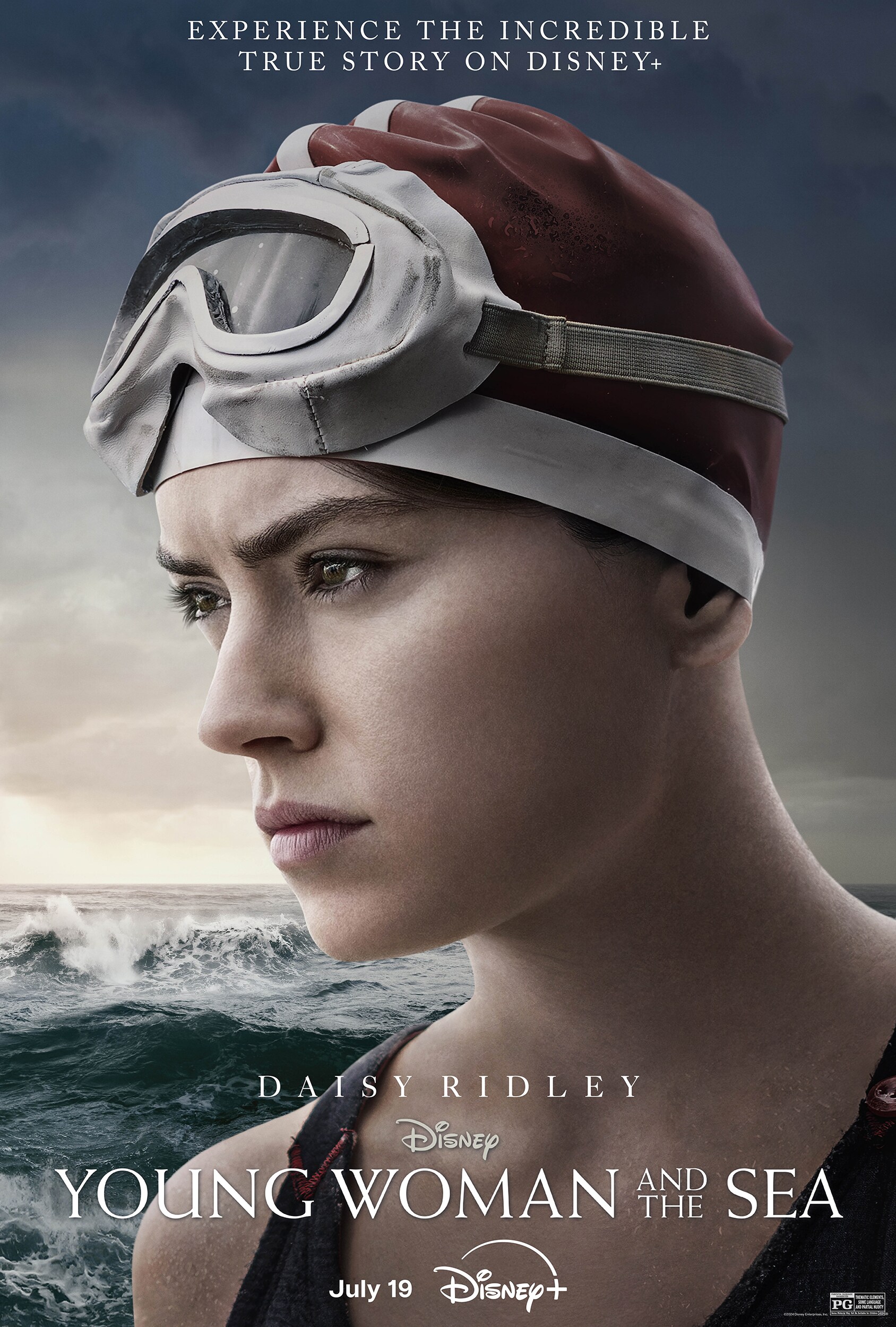 “Young Woman And The Sea,” Starring Daisy Ridley, to Stream July 19 on Disney+