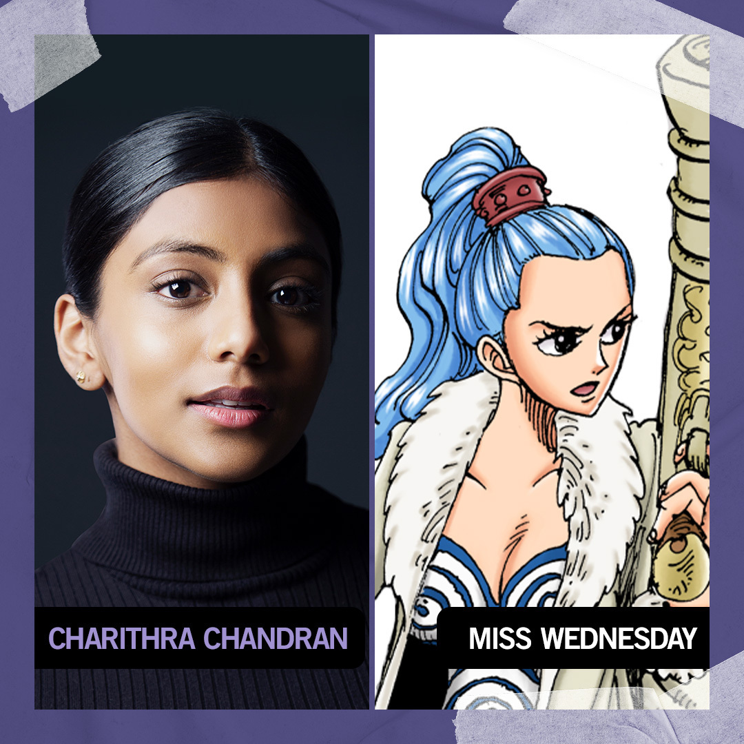 Charithra Chandran Joins Season Two of Netflix's "One Piece" as "Miss Wednesday"