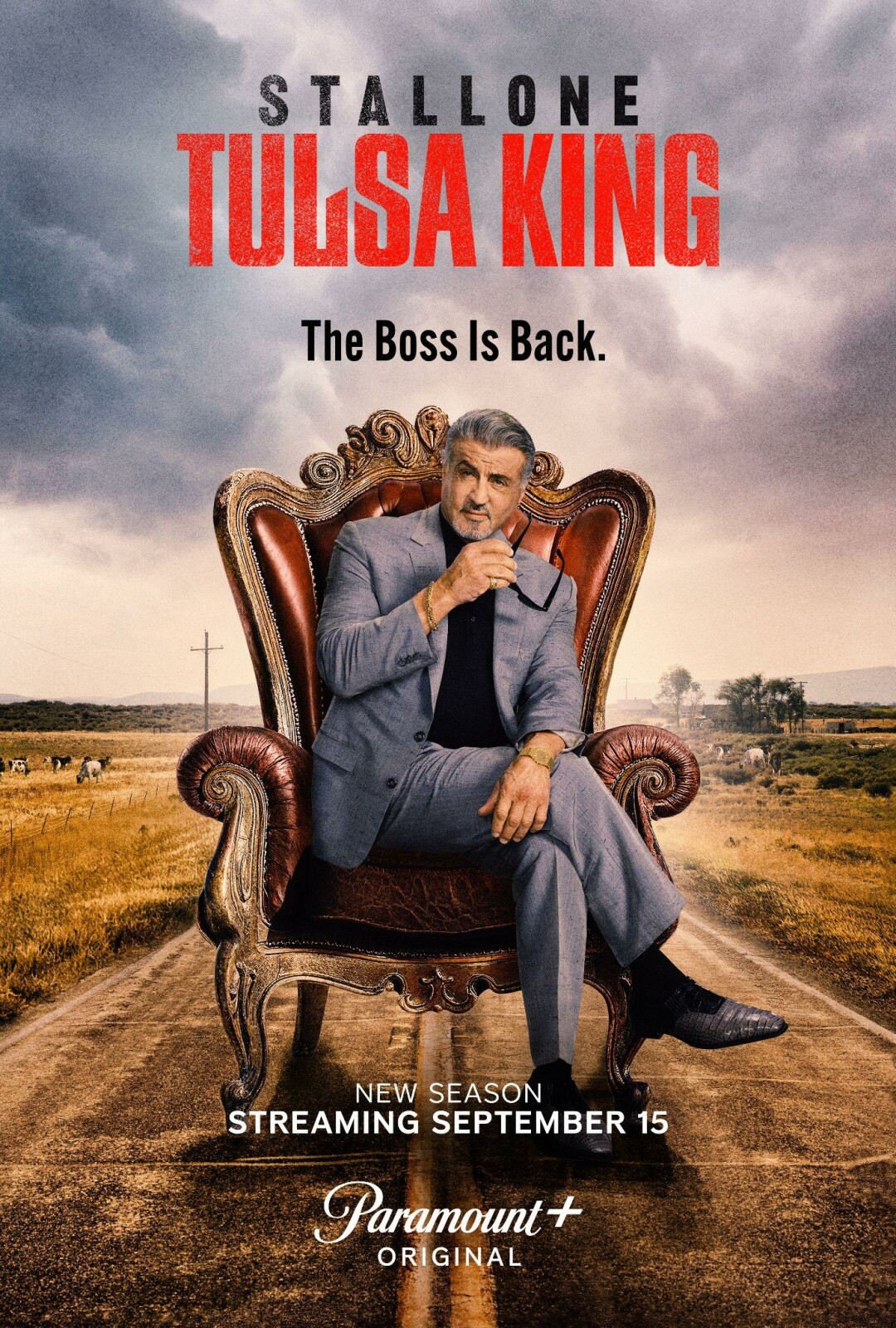 Official Trailer & Key Art for Second Season of "Tulsa King," Starring Sylvester Stallone