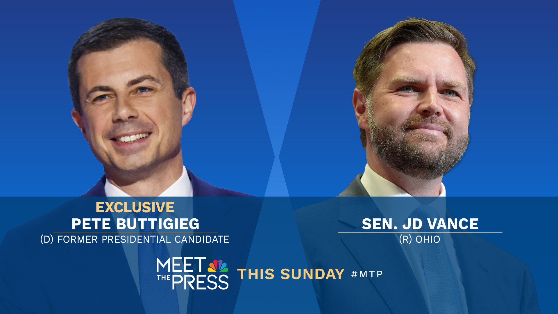 Exclusive Interviews with Republican Vice Presidential Nominee Sen. JD Vance & Former Democratic Presidential Candidate Pete Buttigieg This Sunday on “Meet The Press with Kristen Welker”