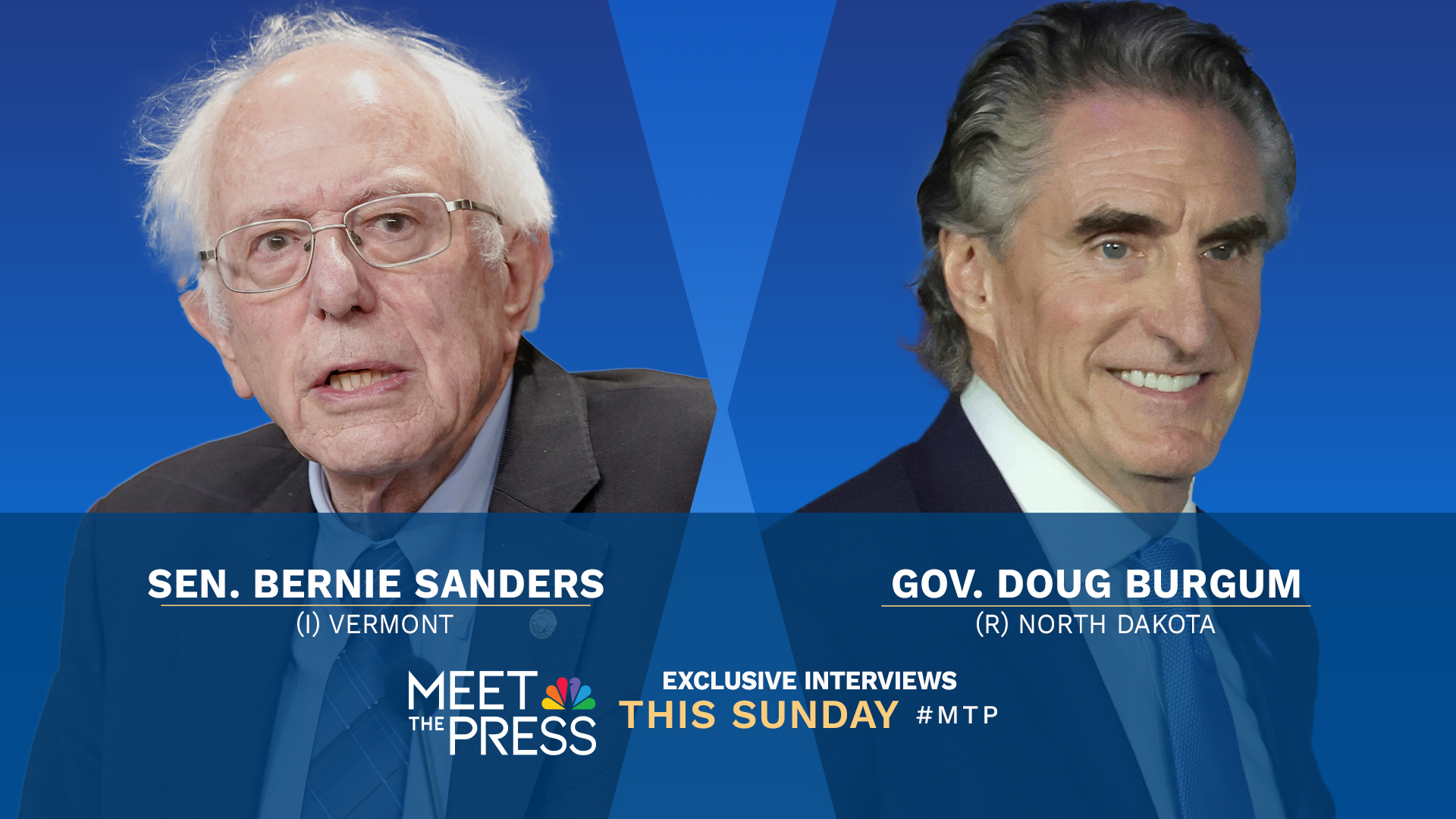 Exclusive Interviews with Sen. Bernie Sanders & Gov. Doug Burgum This Sunday on “Meet The Press with Kristen Welker”