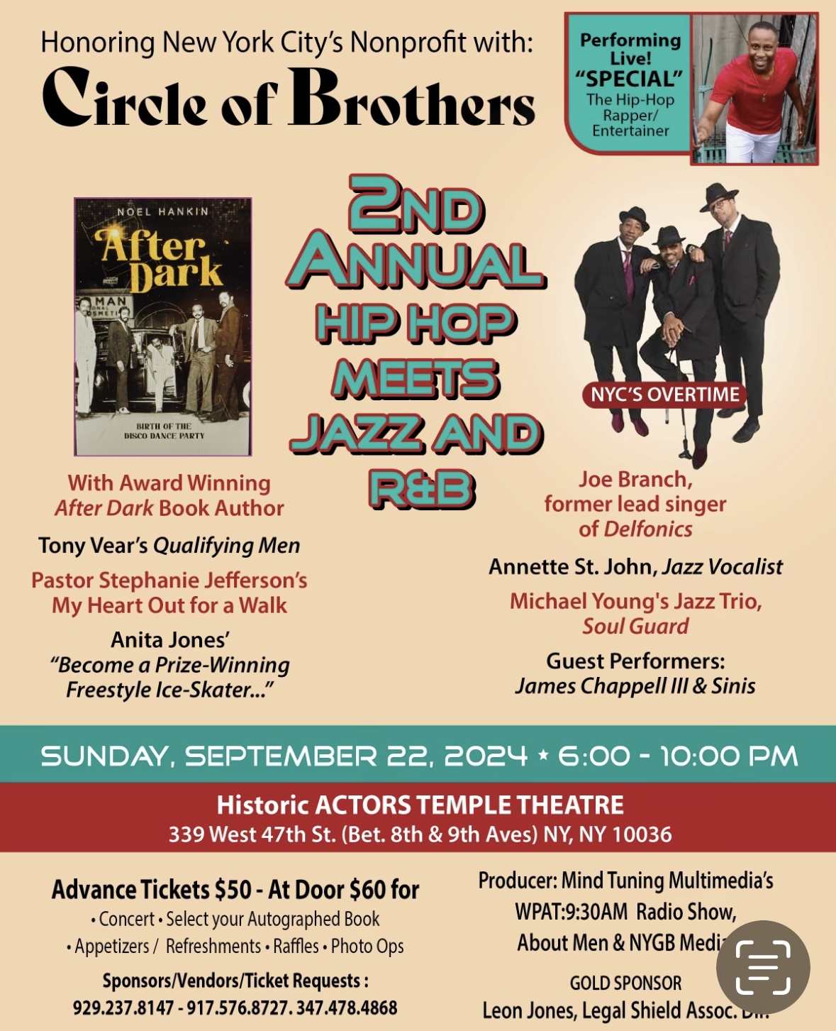 Mind Tuning Media Presents Circle of Brothers 2nd Annual Hip Hop Meets Jazz & R&B