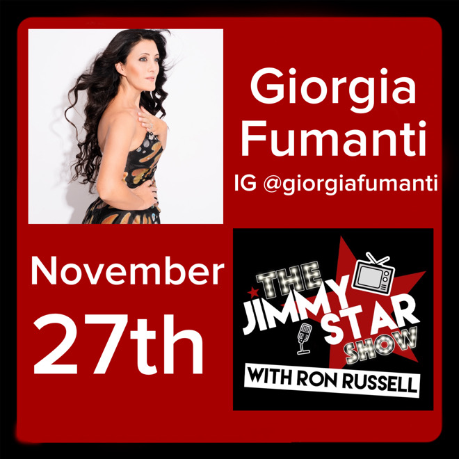 Crossover Artist Giorgia Fumanti To Guest On The Jimmy Star Show With Ron Russell November 27, 2024