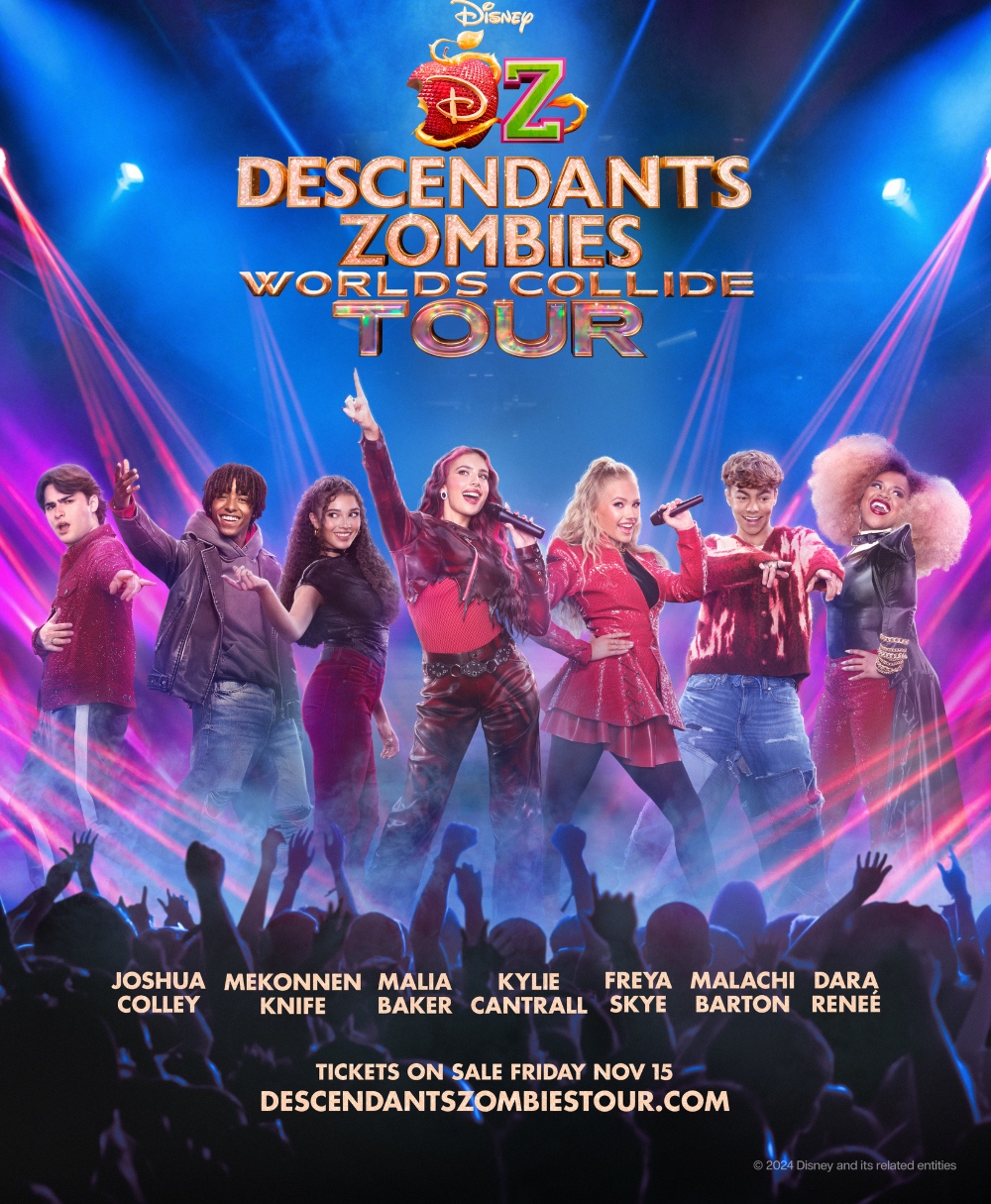 Disney Announces Tour Dates for “Descendants/Zombies: Worlds Collide Tour” Summer 2025