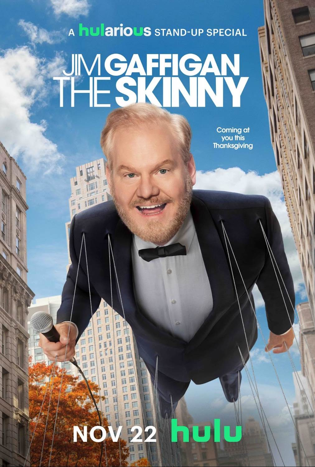 Hulu release the official trailer for "Jim Gaffigan: The Skinny" - stream November 22