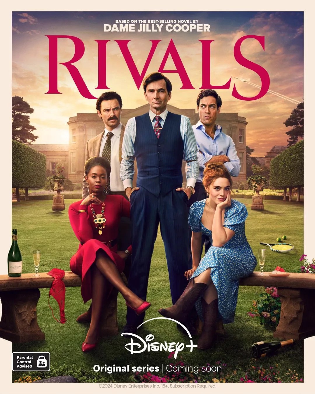 Hulu releases official trailer for "Rivals" which premieres on October 18, 2024