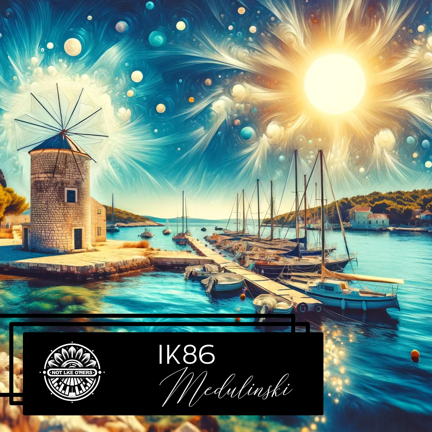 IK86 gets on the label Not like others to present his new single "Medulinski"