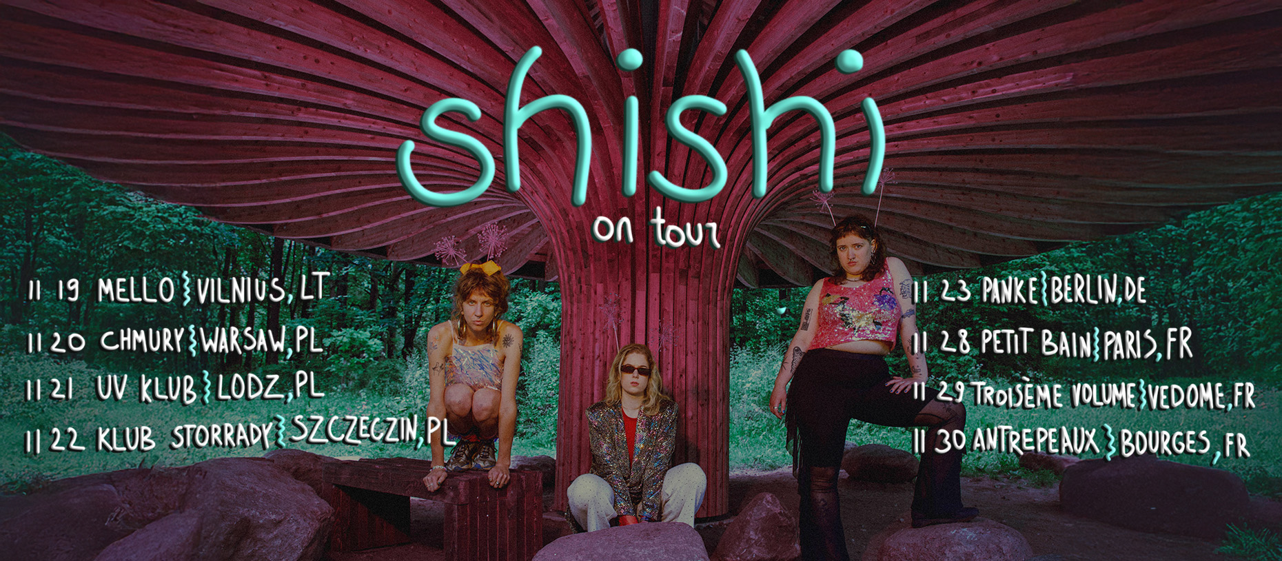 Lithuanian Trio shishi Embarks on European Tour November 19 - November 30, 2024