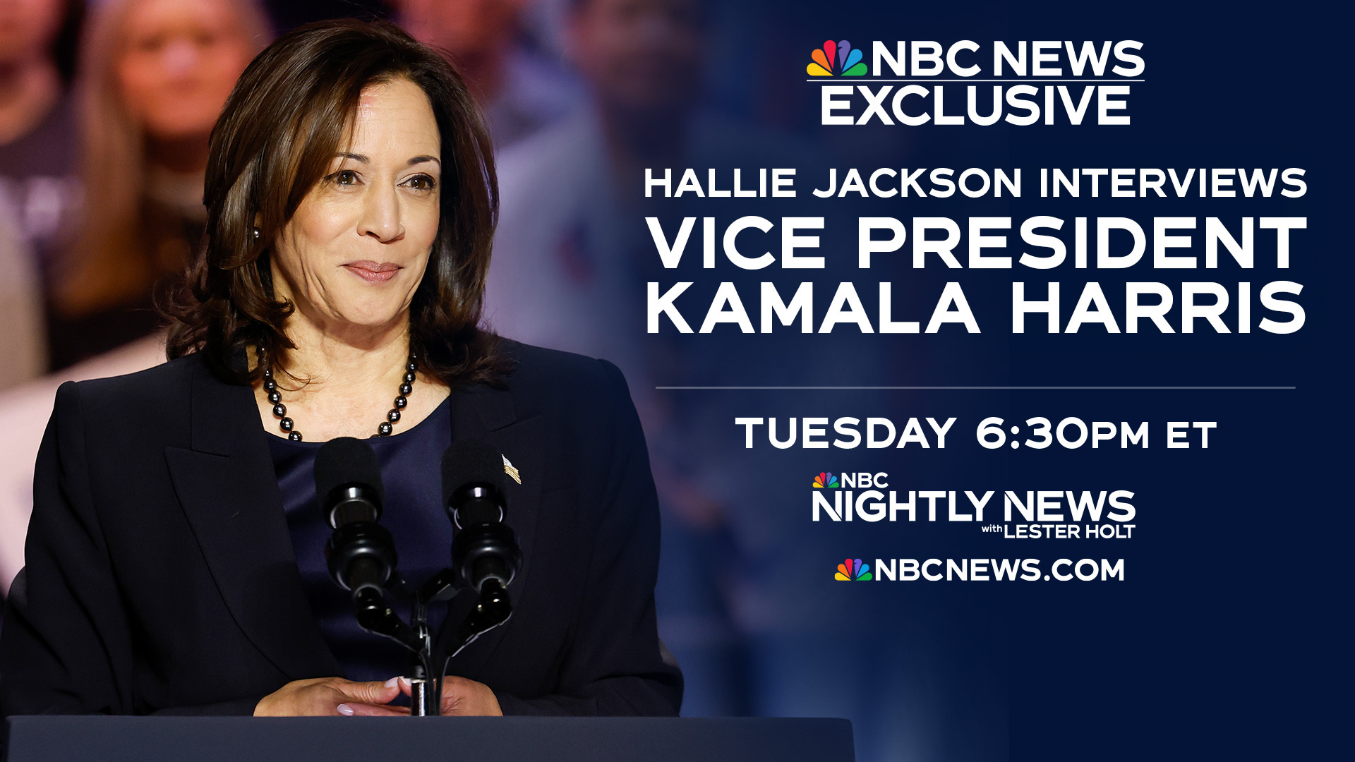 NBC News Exclusive: Hallie Jackson to Interview Vice President Kamala Harris on Tuesday