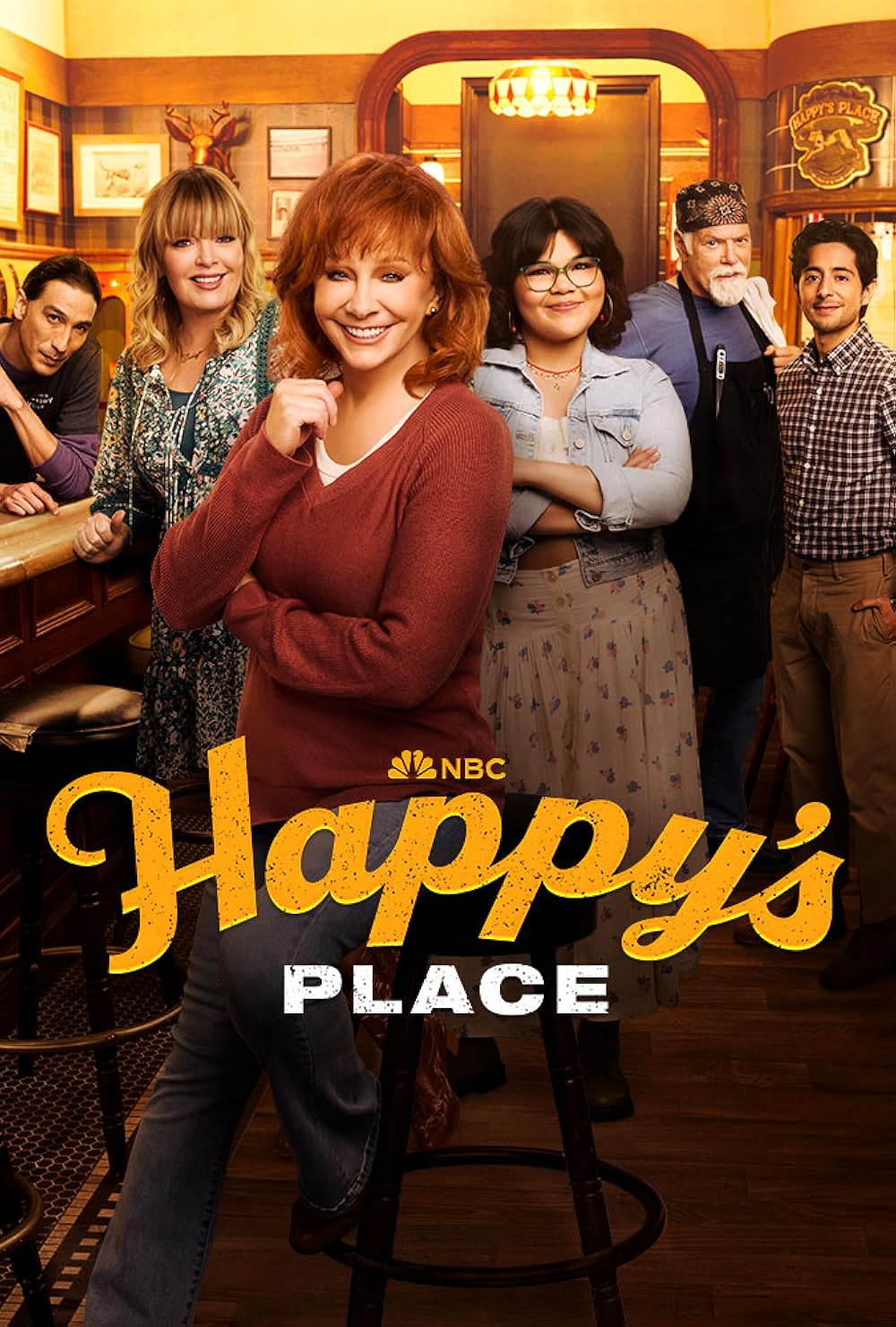 NBC Orders Five Additional Episodes of Friday Night Comedy Hit "Happy's Place" ft. Reba McEntire