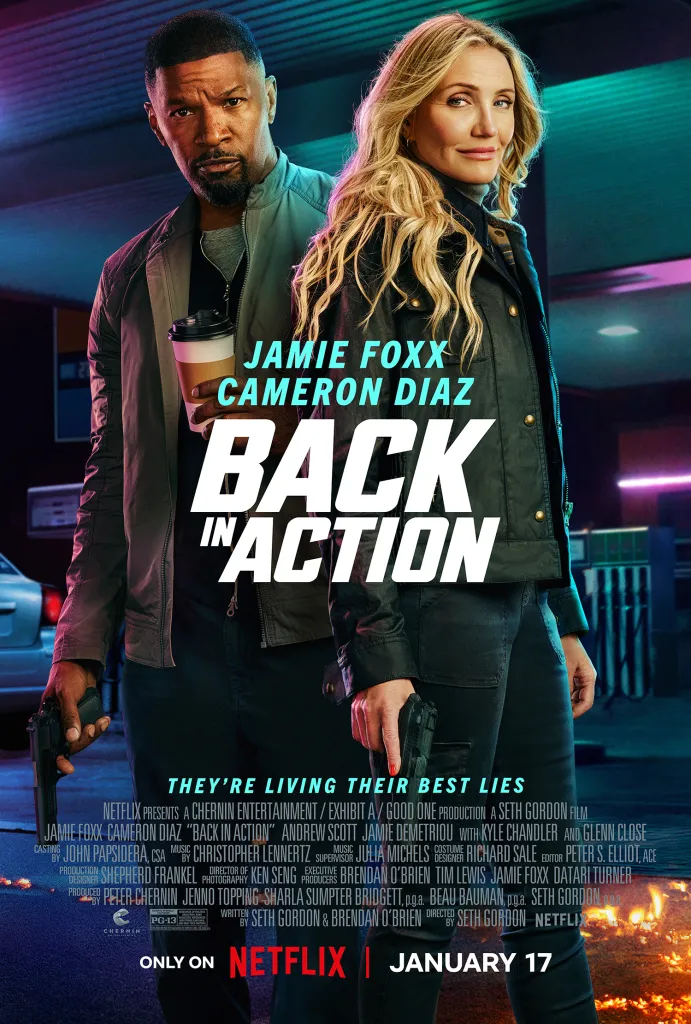 Netflix release teaser for Back in Action starring Jamie Foxx & Cameron Diaz - stream January 17