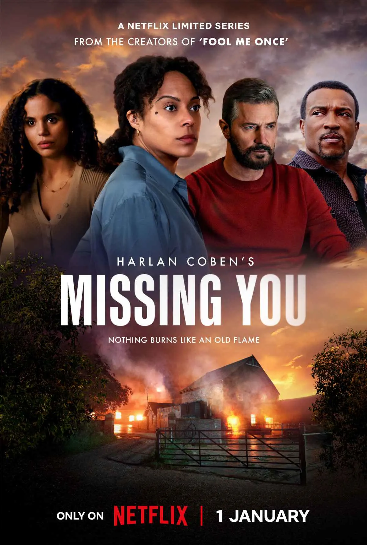 Netflix releases the official trailer for Harlan Coben's "Missing You" which debuts on January 1