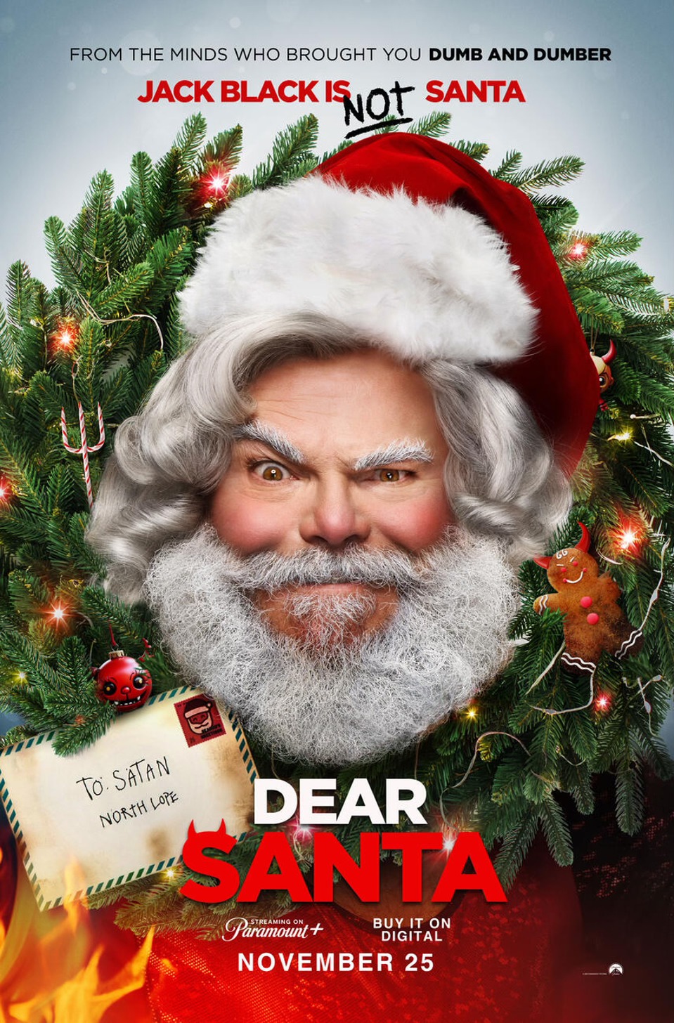 Paramount+ releases the trailer for Dear Santa featuring Jack Black - stream from November 25