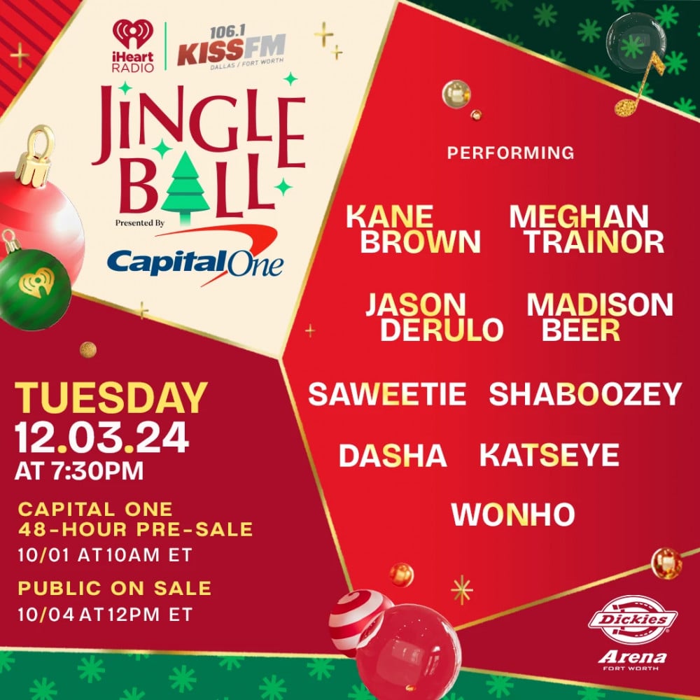 Ring in the Holiday With the iHeartRadio Jingle Ball Tour Presented by Capital One on December 18