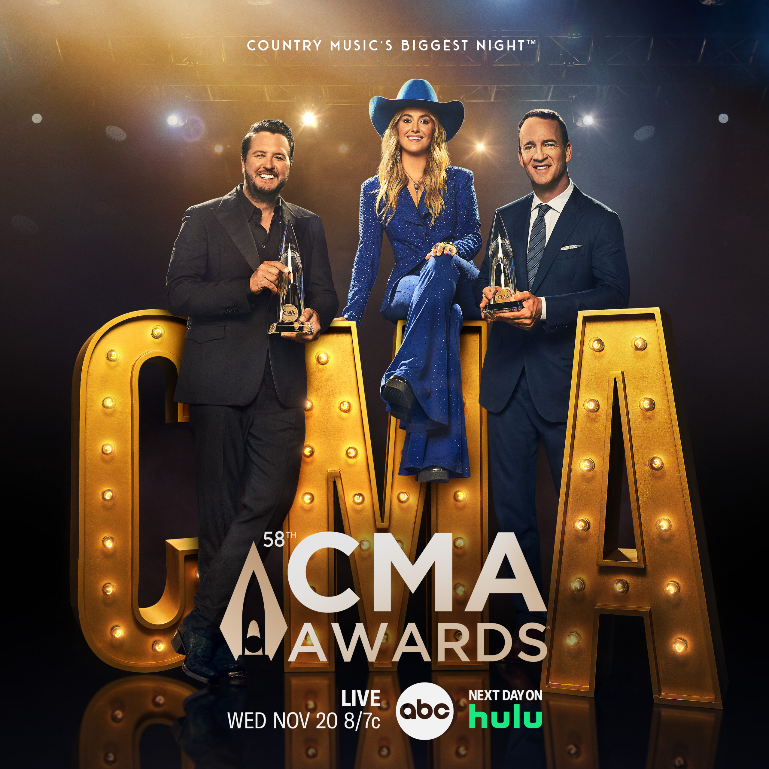 The 58th Annual CMA Awards announces more presenters - watch live on November 20