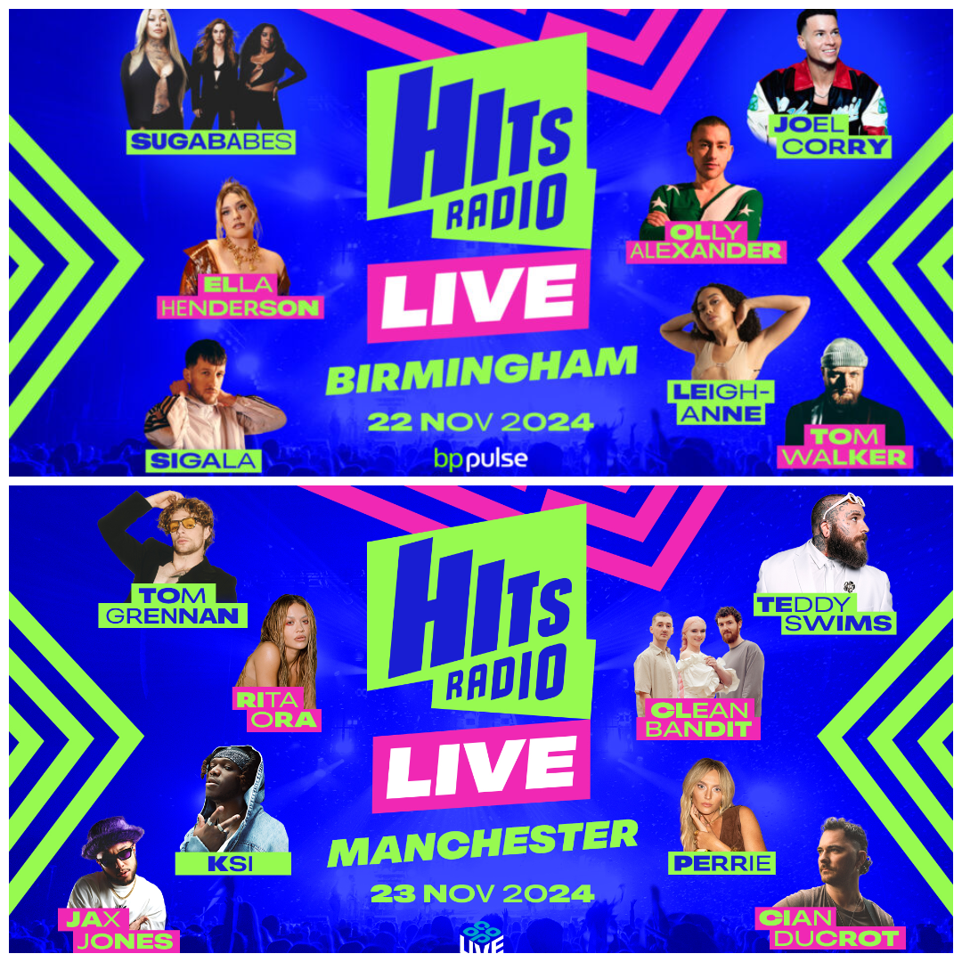 Tom Grennan, Perrie, Teddy Swims, Olly Alexander, Leigh-Anne & more for 2024 Hits Radio Live gigs