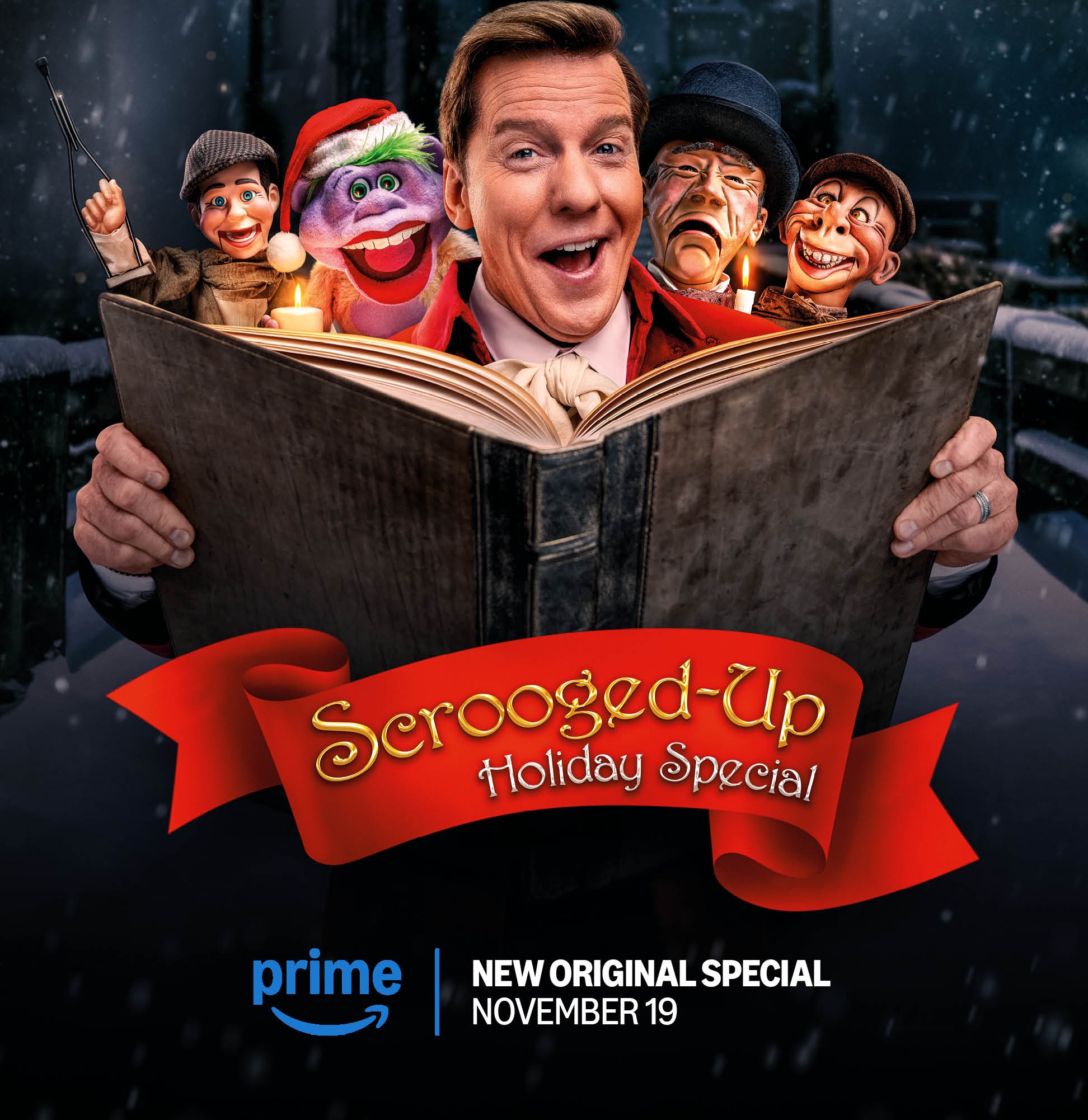 Trailer & Key Art for Jeff Dunham’s Scrooged-Up Holiday Special released - stream from November 19