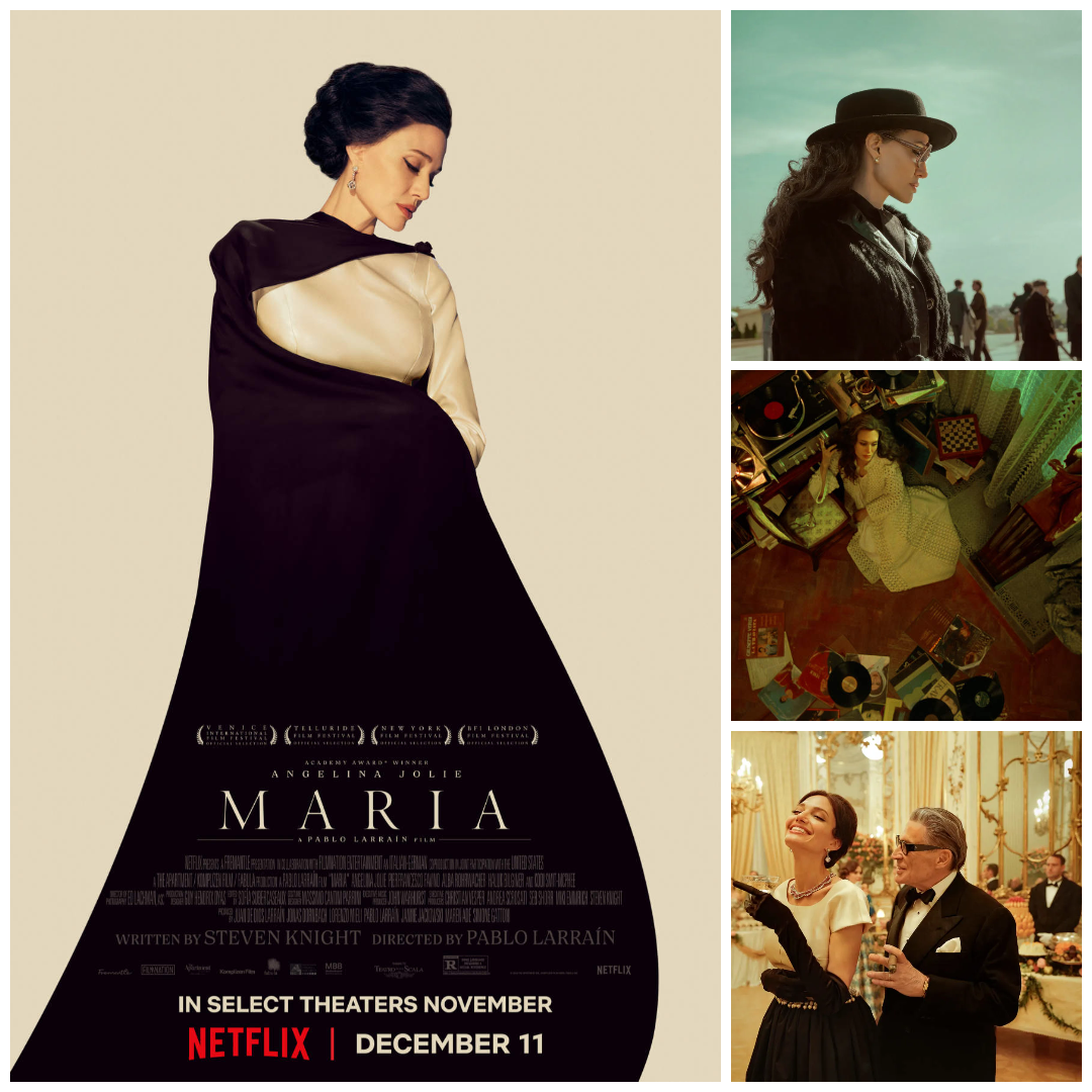 U.S. and international dates for Netflix movie Maria, starring Angelina Jolie