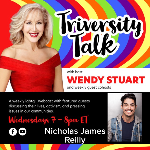 Wendy Stuart Presents TriVersity Talk! 11/20/24 7 PM ET With Featured Guest Nicholas James Reilly