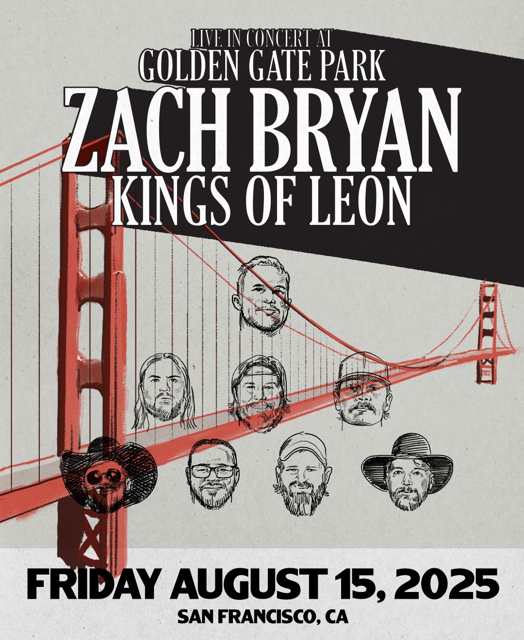 Another Planet Entertainment Presents Golden Gate Park Concerts with Zach Bryan Aug. 15, 2025