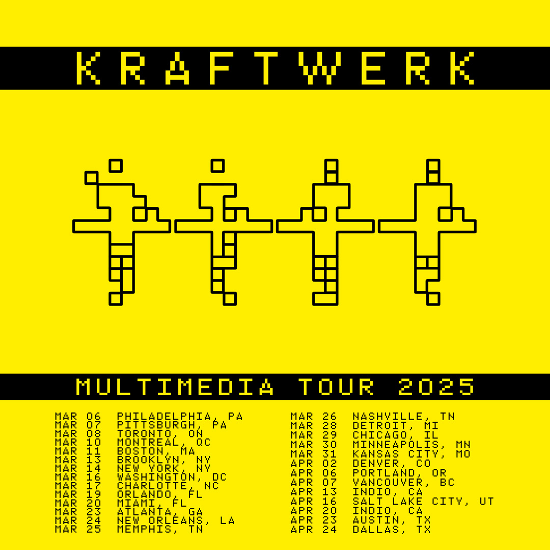 KRAFTWERK Announce North American 'MULTIMEDIA TOUR 2025' Celebrating 50 Years Of Autobahn