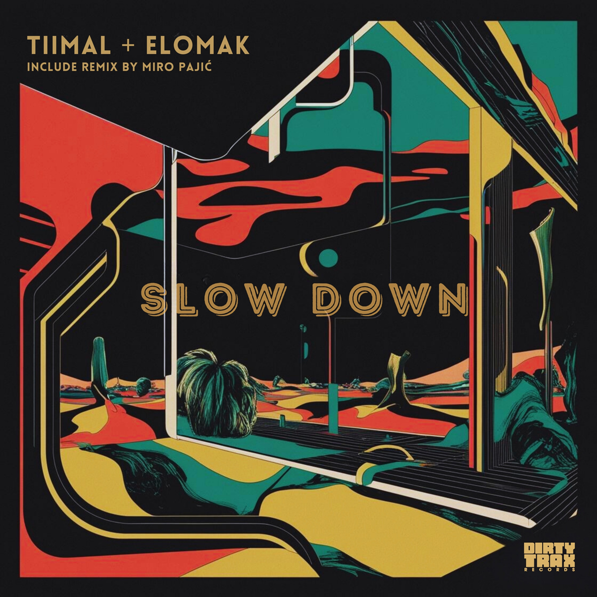 "Slow Down" by TIIMAL and Elomak: A Minimal Techno journey on Dirtytrax Records