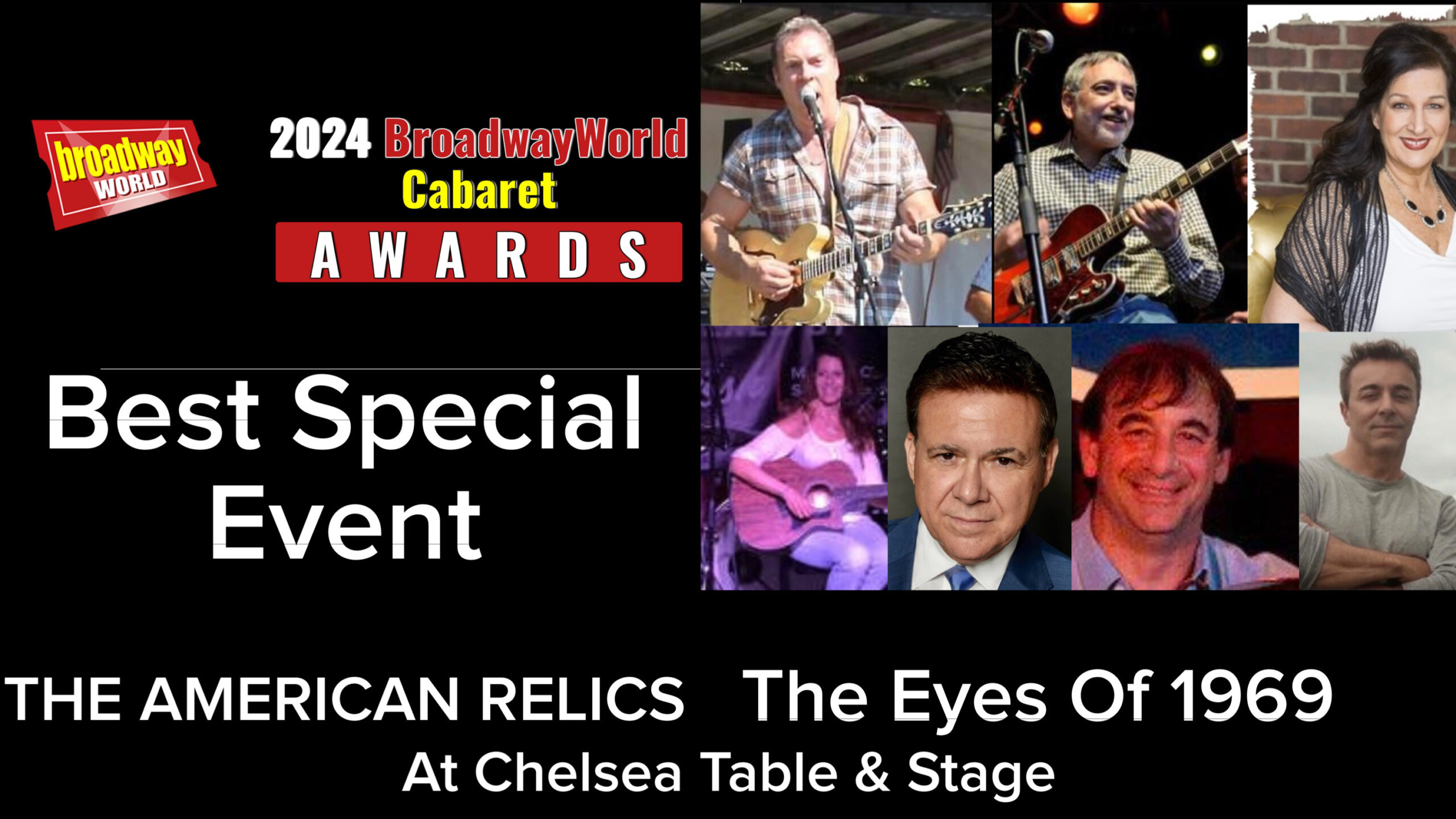 THE AMERICAN RELICS Nominated For Best Special Event In 2024 Broadway World Cabaret Awards