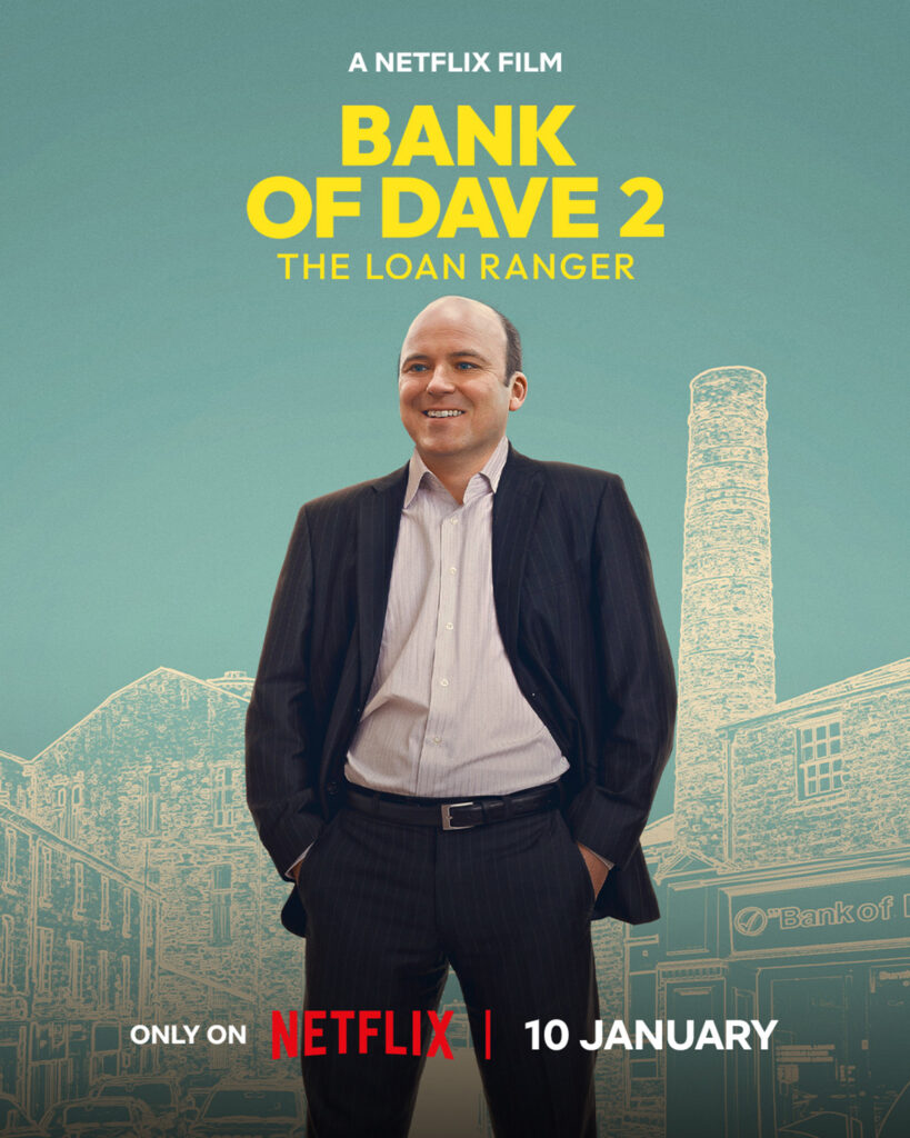 Watch the official trailer for "Bank of Dave 2: The Loan Ranger" - stream from January 10