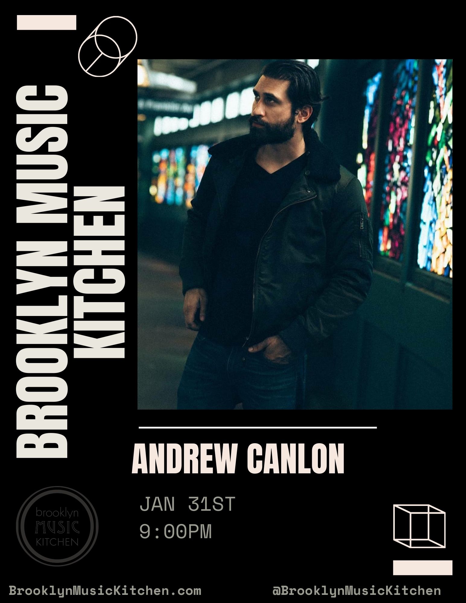 Brooklyn Music Kitchen to Host Andrew Canlon This January