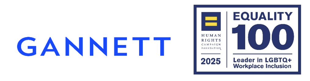 Gannett Earns Equality 100 Award in Human Rights Campaign Foundation’s 2025 Corporate Equality Index