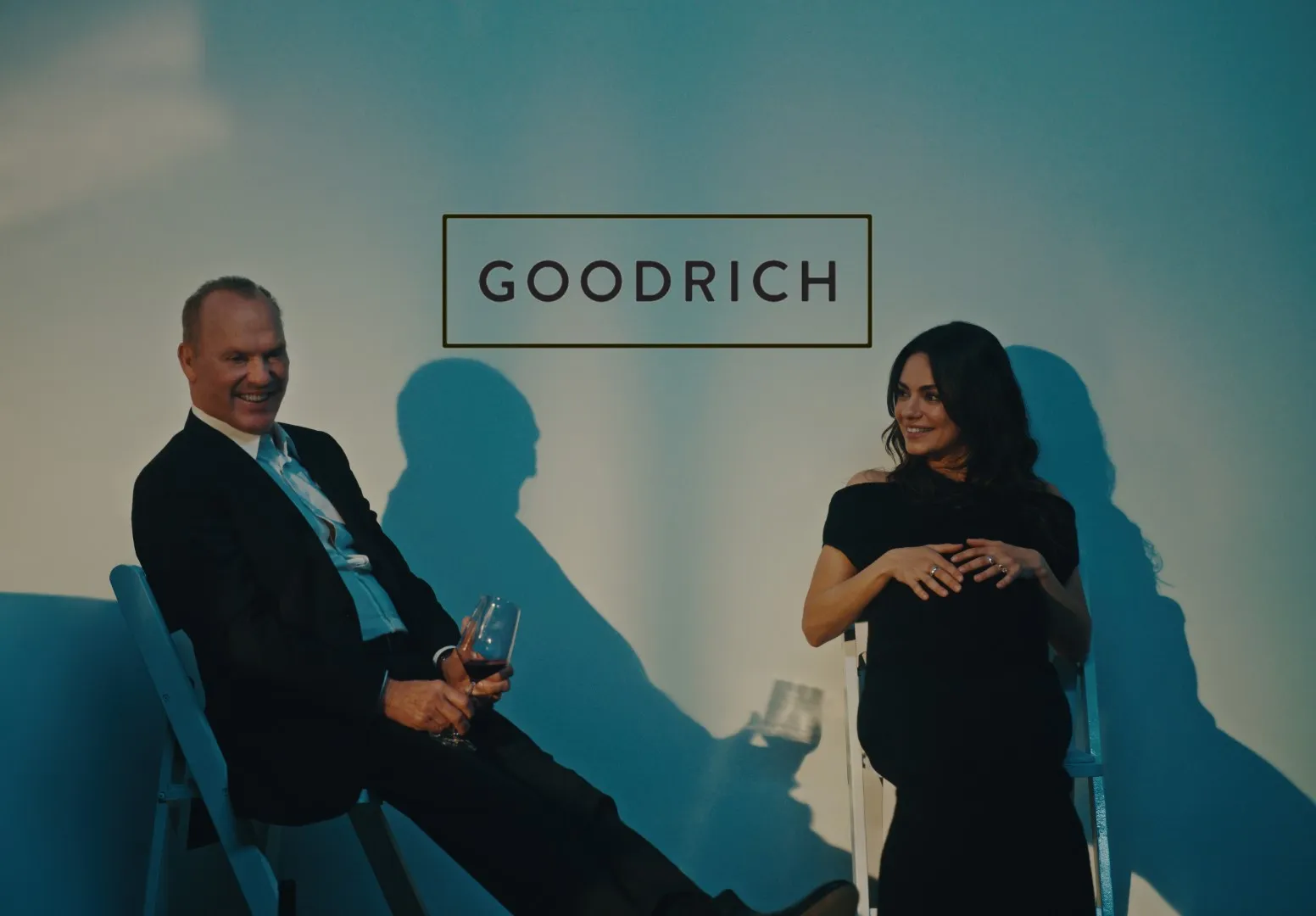 "Goodrich" begins streaming exclusively on Max January 31 - starring Michael Keaton & Mila Kunis