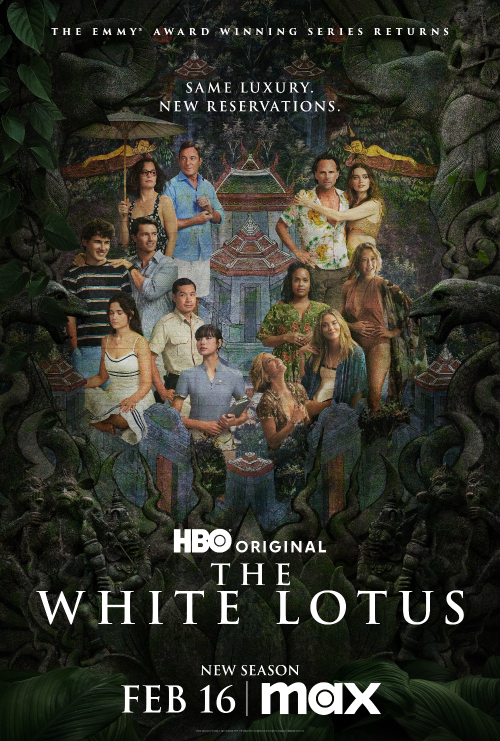 HBO Releases the Trailer & Key Art for Season Three of "The White Lotus" - stream February 16