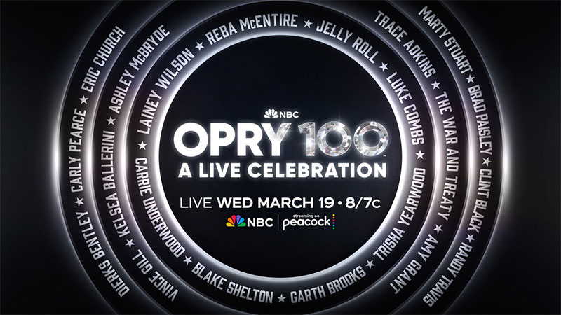 NBC to Celebrate 100 Years of the Grand Ole Opry on March 19 with Blake Shelton as host