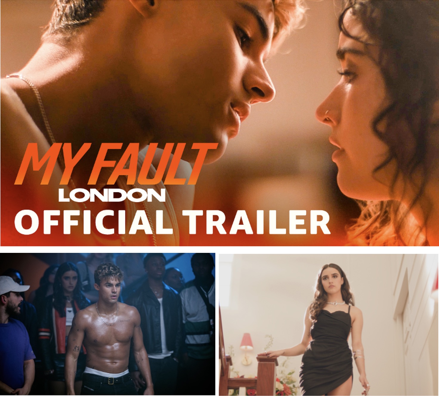 Prime Video Releases Official Trailer for UK Original Movie My Fault: London - stream February 13