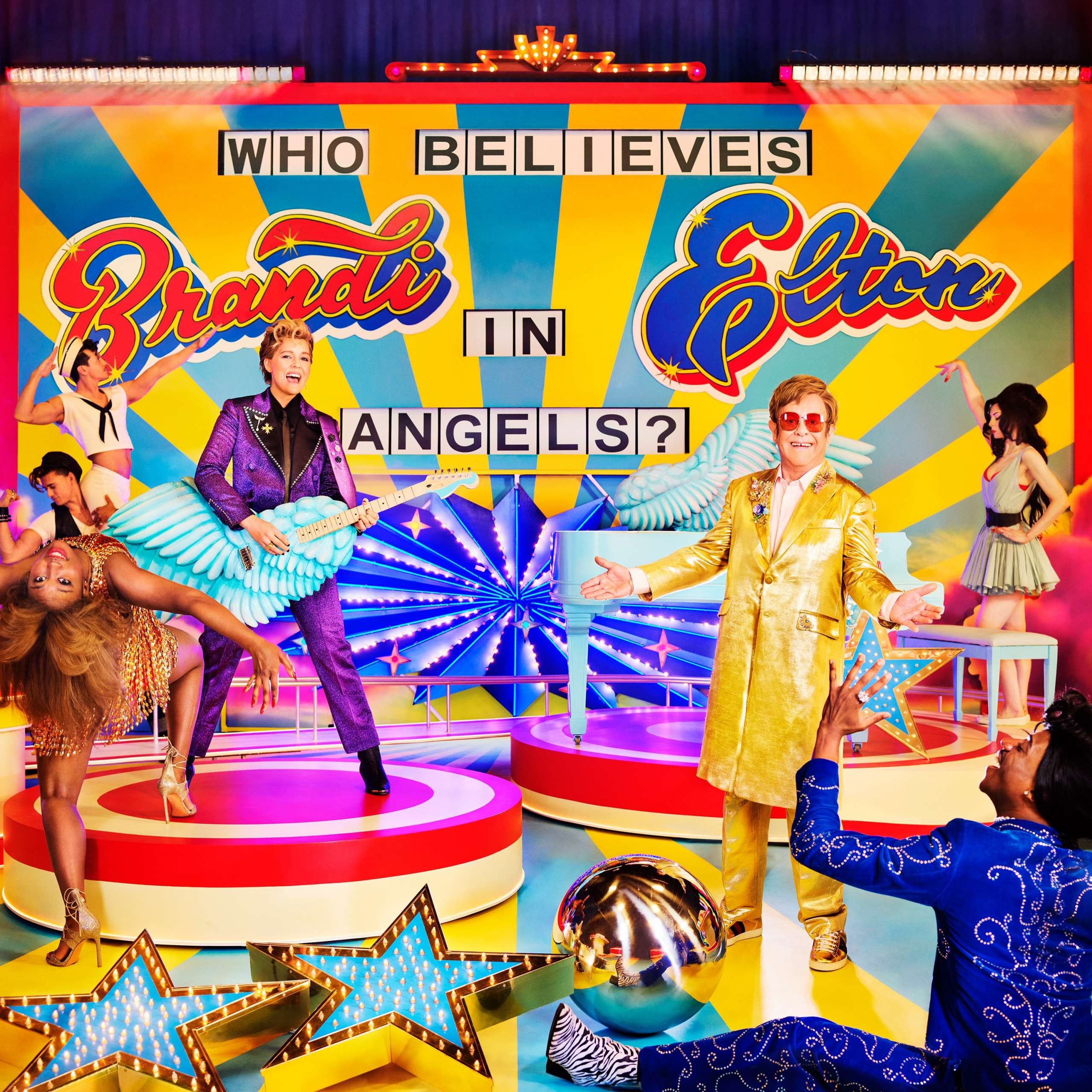 ELTON JOHN AND BRANDI CARLILE ANNOUNCE NEW STUDIO ALBUM WHO BELIEVES IN ANGELS?